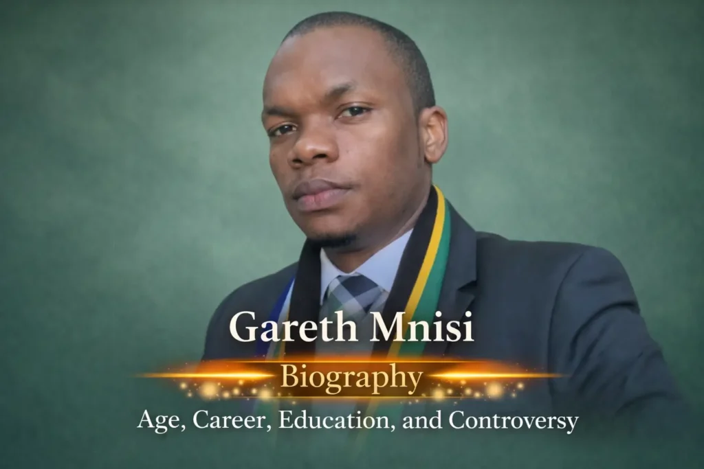 Gareth Mnisi Biography: Age, Career, Net Worth, Education, Controversy & Personal Life