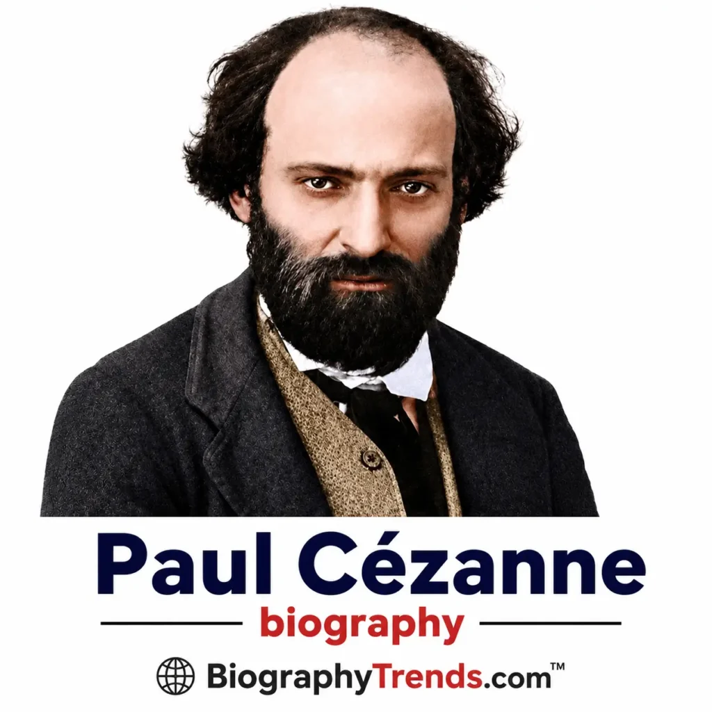 Paul Cézanne Biography portrait of the French Post Impressionist painter with white beard